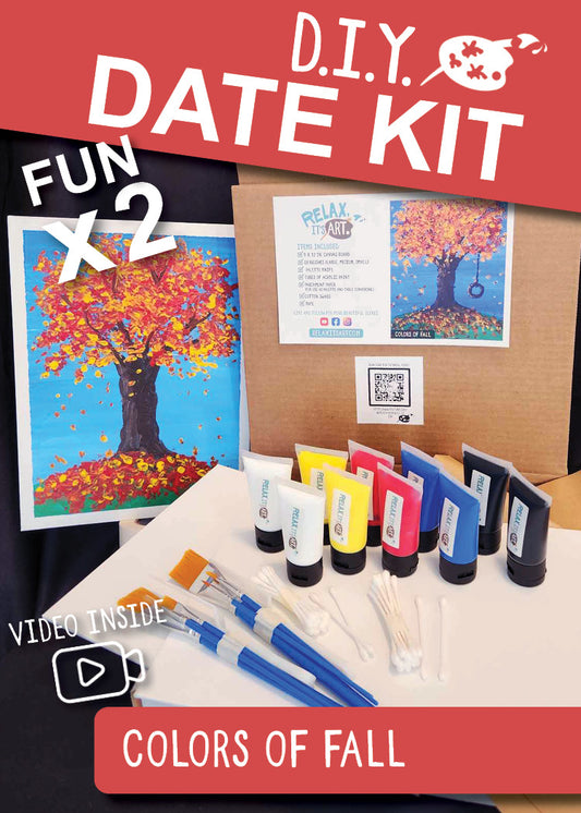 Date Kit - Colors of Fall - 2 DIY Paint Kits